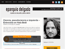 Tablet Screenshot of eparquiodelgado.com